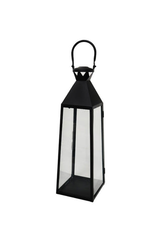 Tall Morrocan Lantern - Black