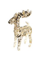 Vegas Reindeer Gold: 37cm - With Lights - Magpie Style