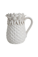 Pineapple Bloom Jug Ivory