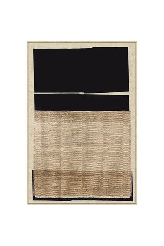 Beach At Night Framed Canvas