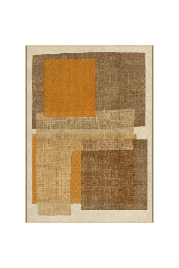 Mid Century Framed Canvas