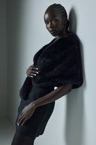 UNREAL FUR Yasmine Wrap - Black - Magpie Style