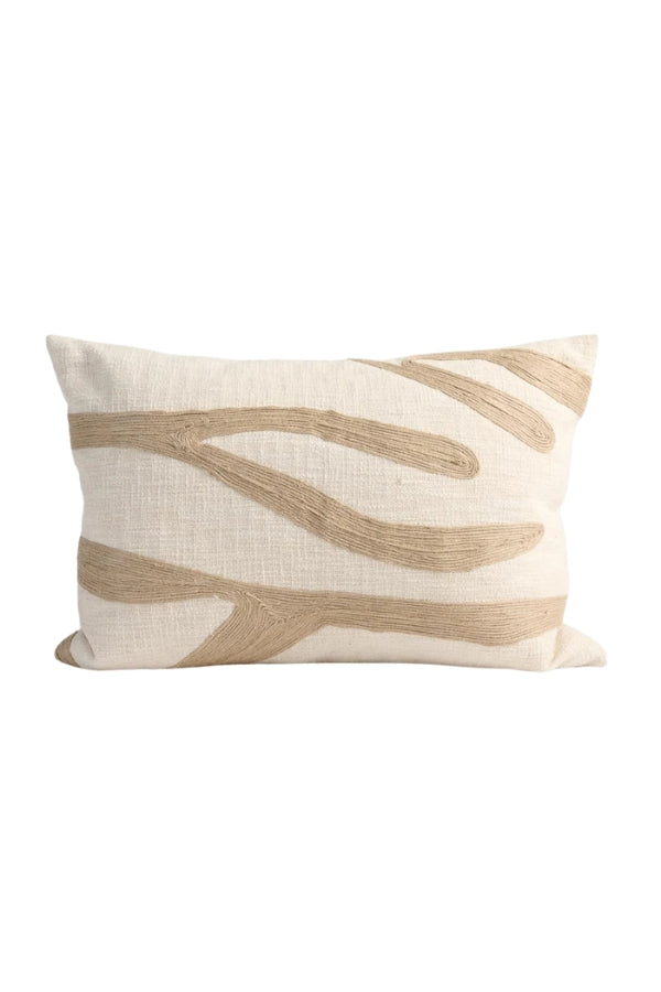 Zanth Cushion - Ivory/Natural - 40x60cm - Magpie Style