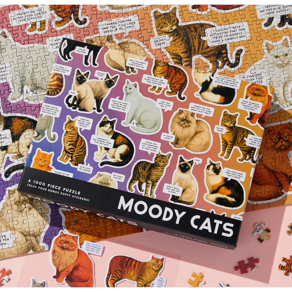 Moody Cats 1000 Piece Puzzle - 5
