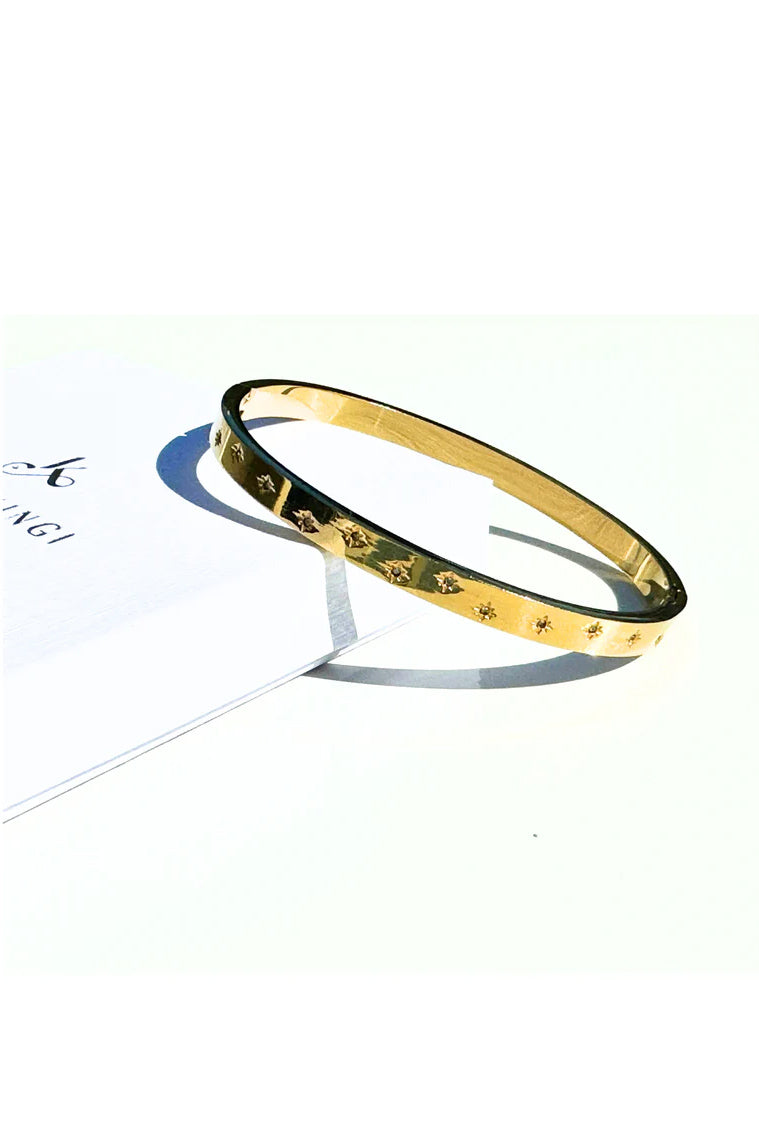 LINDI KINGI Vogue Bangle - Gold - Magpie Style