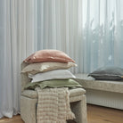 Cove Linen Cushion - White - 6