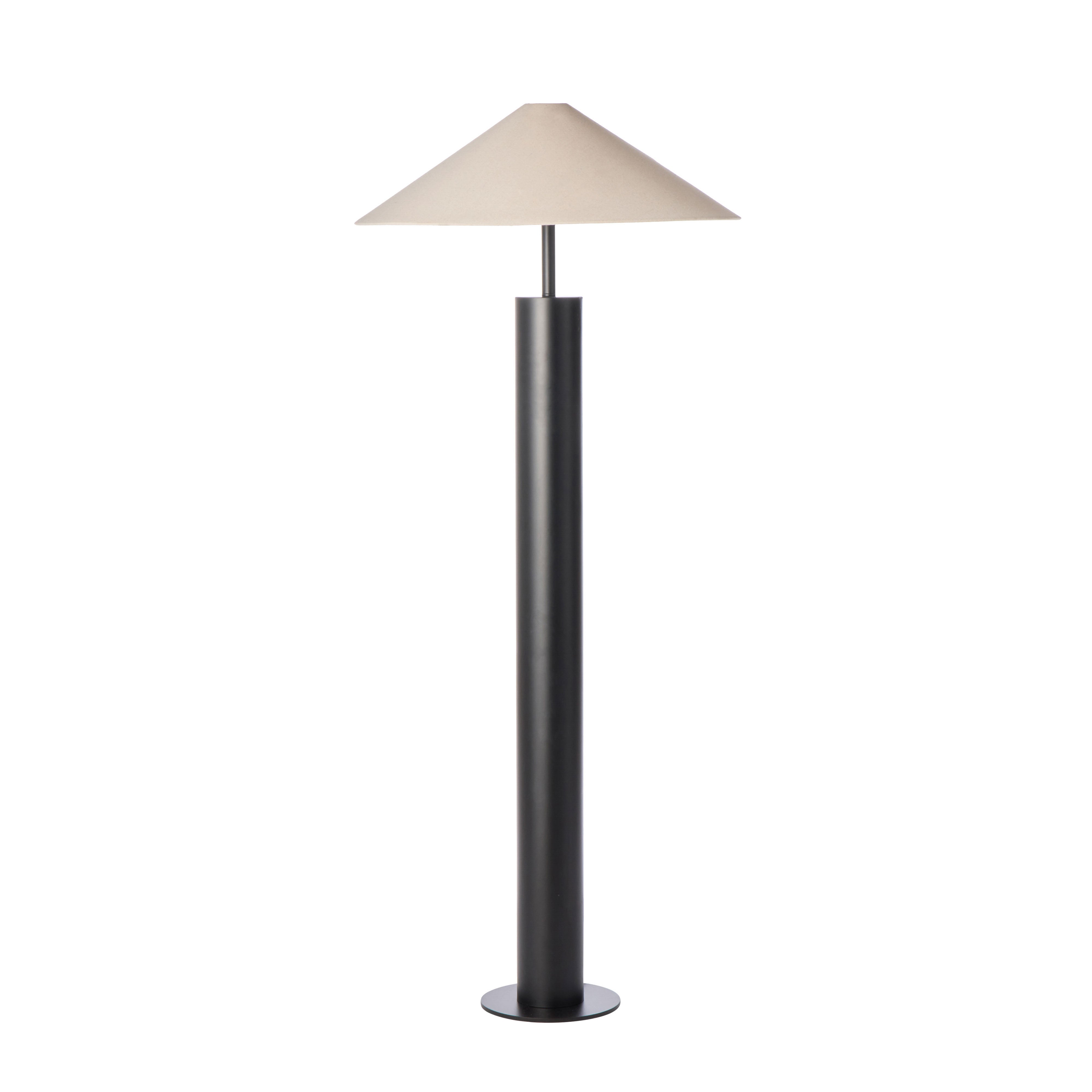 Elan Floor Lamp - Black & Natural - 1