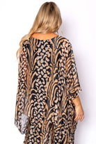 ITALIAN CLOSET Sultana Animal Print Batwing Top - Magpie Style
