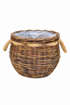 Willow Basket With Rope - Medium