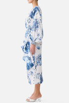 CAMILLA Wrap Midi Dress - The Porcelain Parlour - view 4