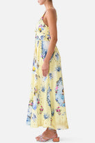 CAMILLA Waistband Dress with Tie Detail - Chinoiserie Child - view 4