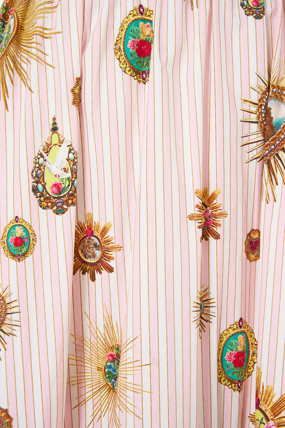 CAMILLA High Waisted Tiered Skirt - Painted Prayers - view 7