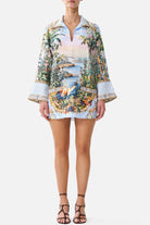 CAMILLA Long Sleeve Tunic Dress - Sisi Society - view 1
