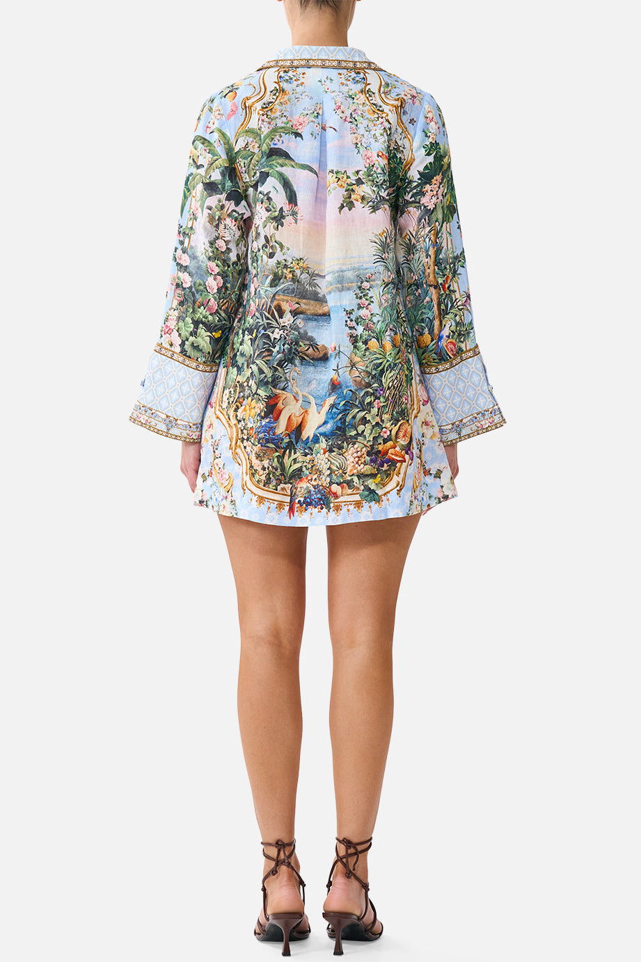 CAMILLA Long Sleeve Tunic Dress - Sisi Society - view 2