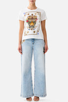 CAMILLA Short Sleeve Easy Tee - Verses In Vintage - view 1