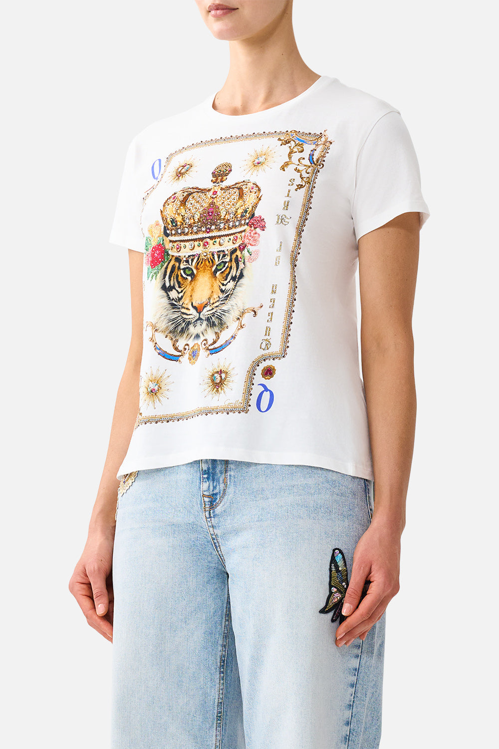 CAMILLA Short Sleeve Easy Tee - Verses In Vintage - view 5