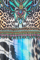 CAMILLA Long Dress with Jersey Bodice - Butterfly Bohemia - view 7