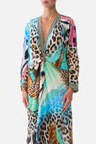 CAMILLA Twist Front Batwing Dress - Butterfly Bohemia - view 5