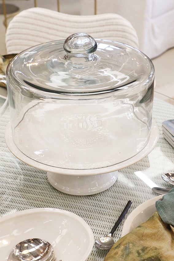 Glass Gateau Dome, alternate view
