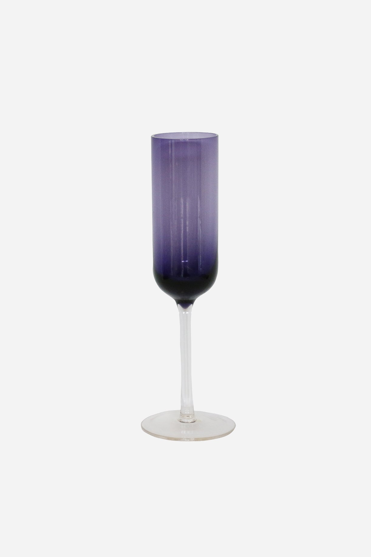 Amethyst Champagne Glasses - Set of 4