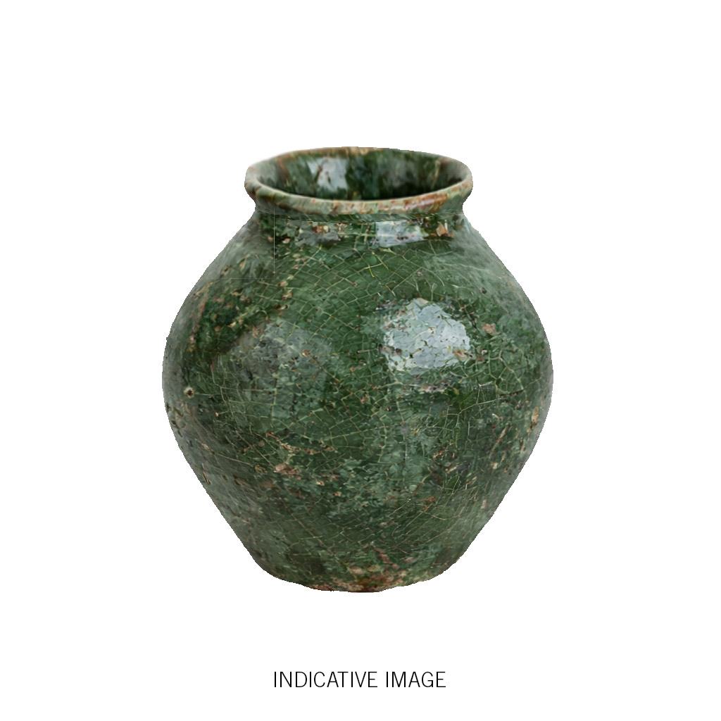 CC Interiors Lucca Urn in green, style UR2309G; original supplier image