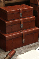 Savoy Leather Storage Box - Small, alternate view