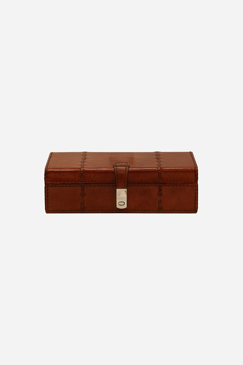 Savoy Leather Storage Box - Small