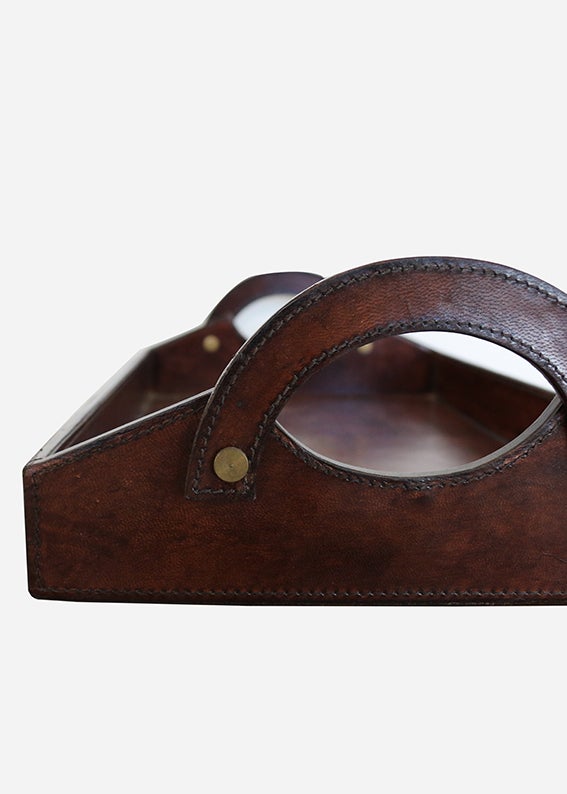 Leather Serving Tray, alternate view