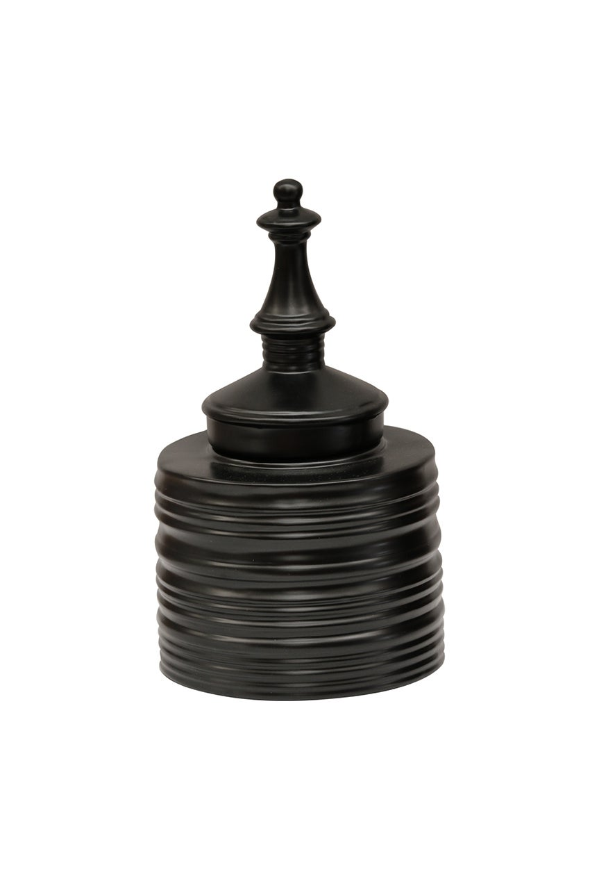 Ebony Vessel - Medium with Lid