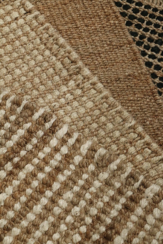 Jute Waffle Weave Doormat - Natural & Ivory — additional view