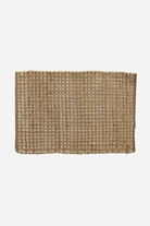 Jute Waffle Weave Doormat - Natural & Ivory
