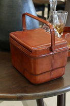 Ritz Leather Picnic/Cooler Case with Handle — additional view