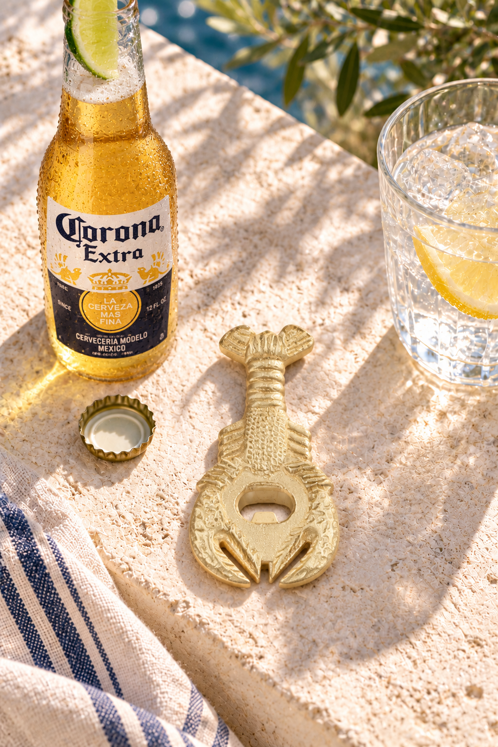 Gold Lobster Bottle Opener