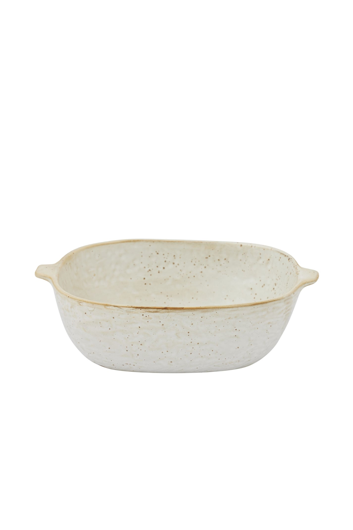 Rustic Stoneware Serving Dish - preserved original photo