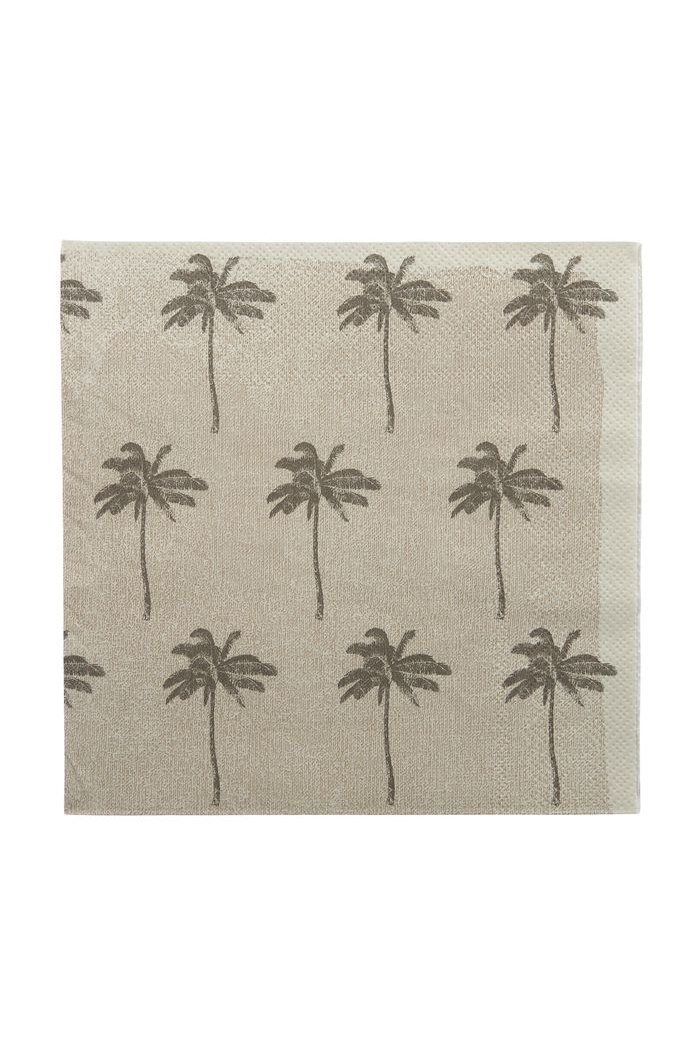 Siesta Paper Napkins - Natural and Grey, Pack of 20