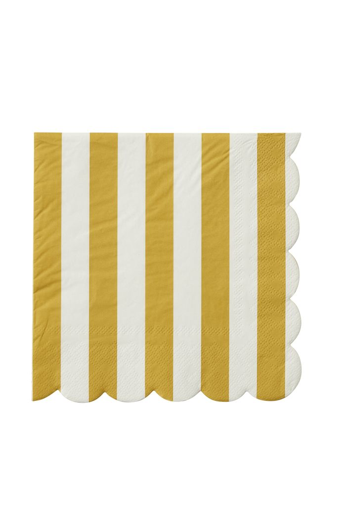 Carnival Paper Napkins - Mustard
