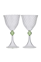 Cavendish Cocktail Glasses - Green, Set of 2