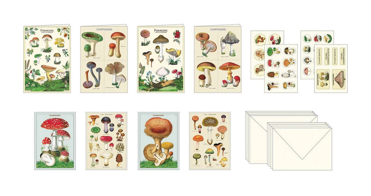 Mushroom Stationery Set - gallery view 2