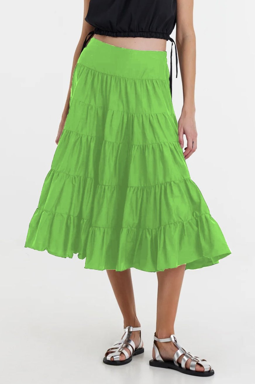 DEVOTION TWINS Resort Eliana Skirt Green - Magpie Style