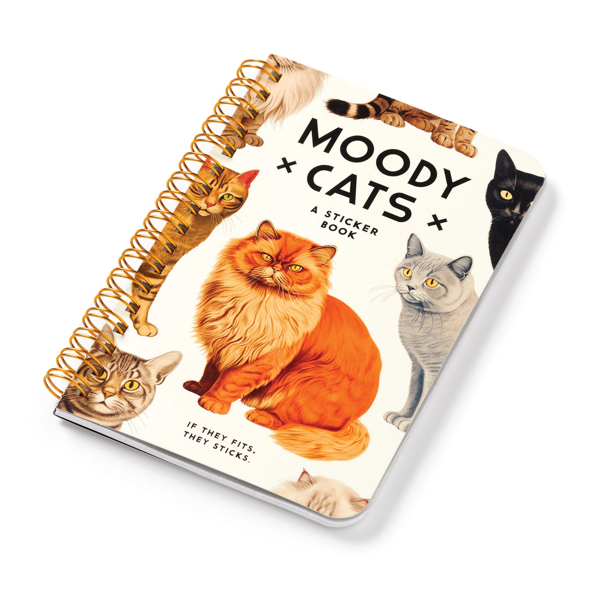 Moody Cats Sticker Book - 10