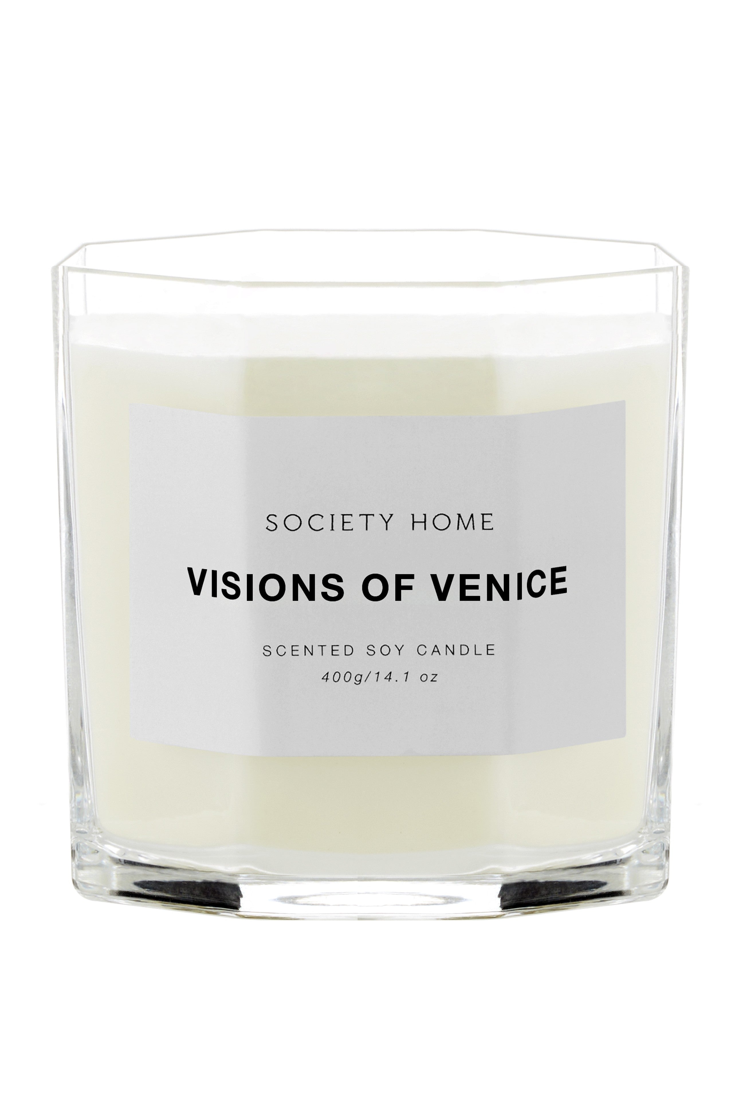 SOCIETY HOME - Visions of Venice Scented Soy Candle 400g - Magpie Style