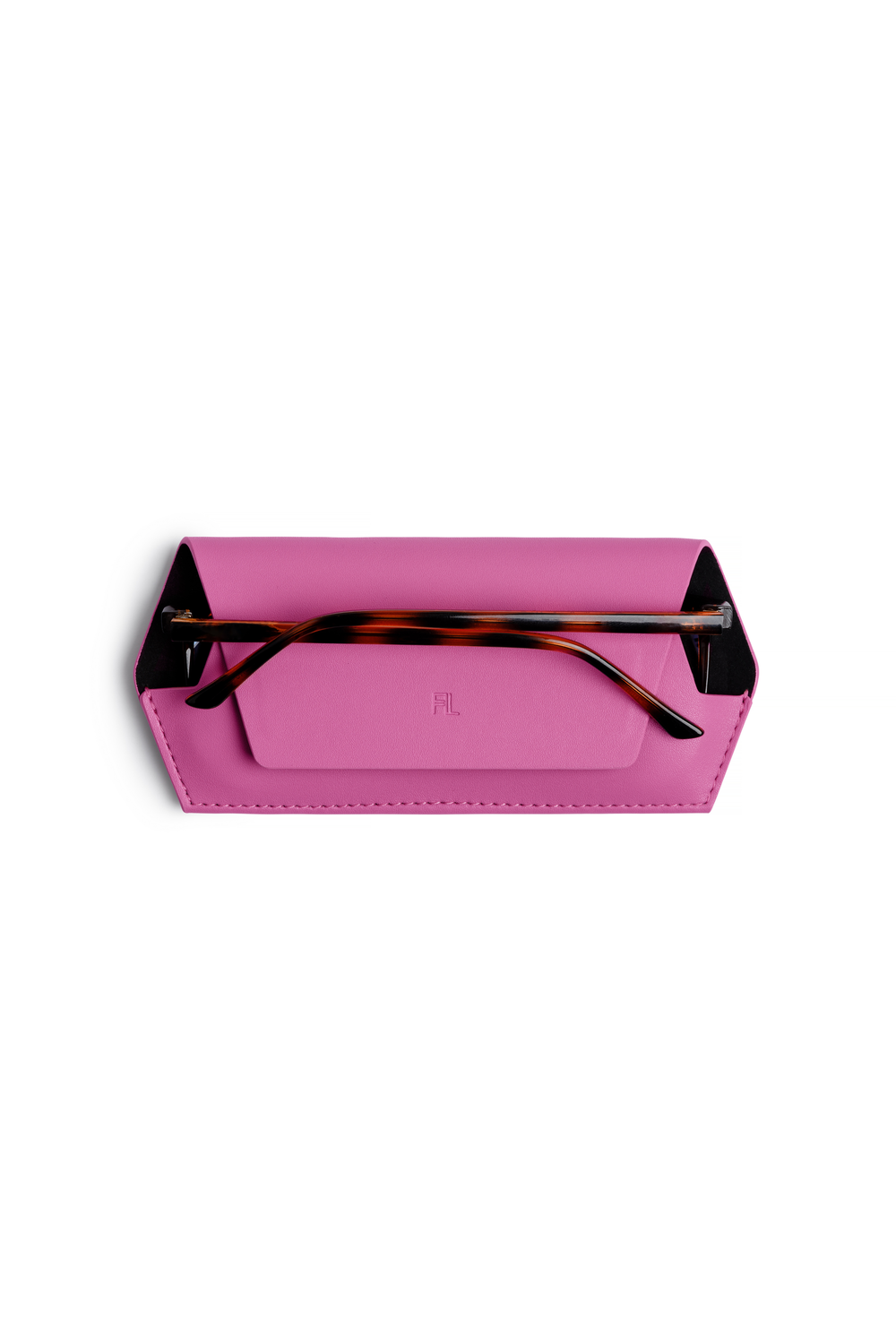 Fox and Leo glasses case - Hot Pink