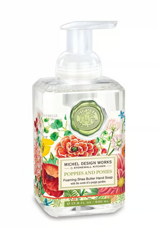 MICHEL DESIGN WORKS Foaming Hand Soap - Poppies & Posies