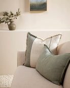 Frankton Cushion - Sage - view 2