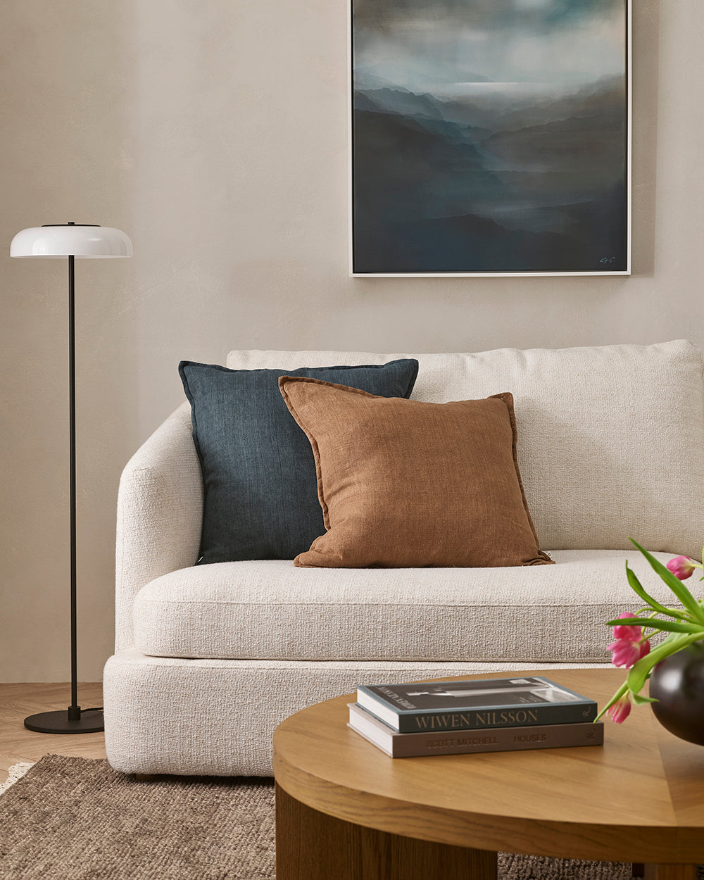 Cassia Cushion - Chestnut - view 2