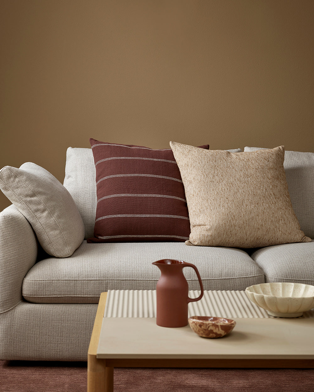 Dalton Cushion - Oat - view 2