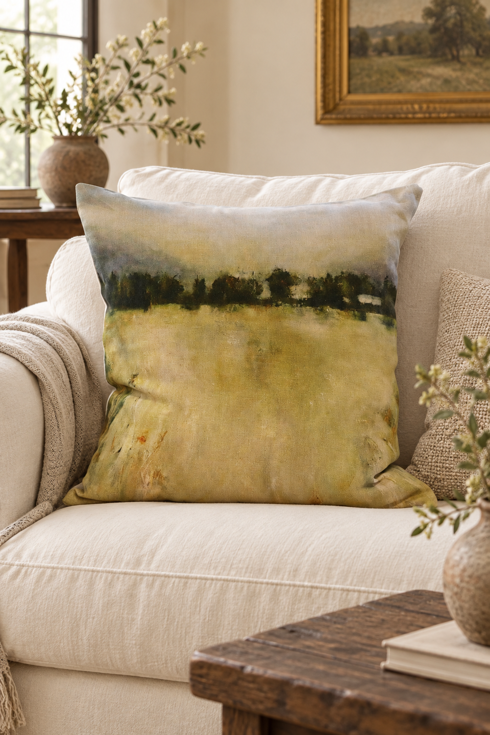 Harvest Linen Cushion
