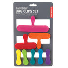 Rainbow Bag Clips - Assorted Sizes, Set of 8 - 1