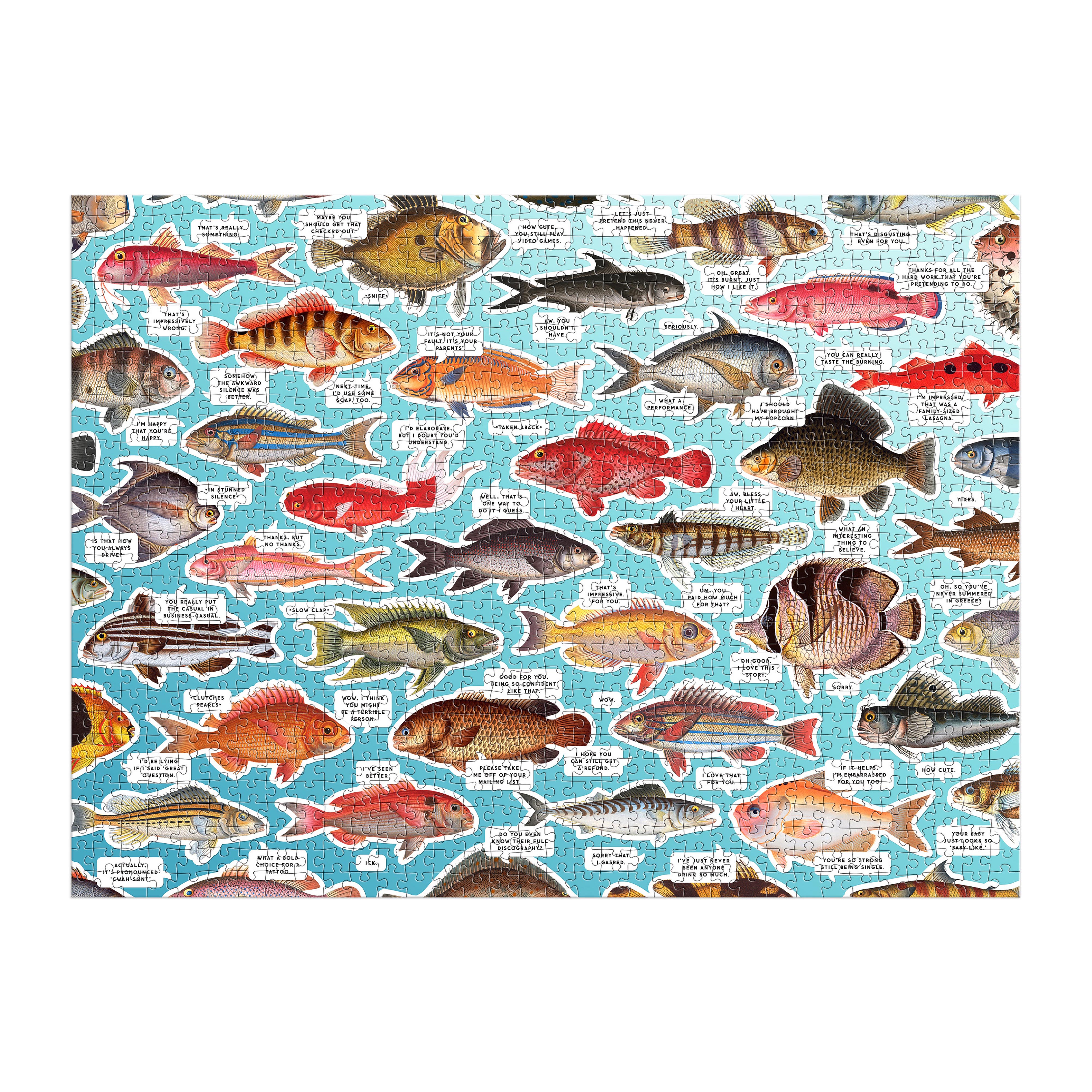 Judgy Fish 1000 Piece Puzzle - 11