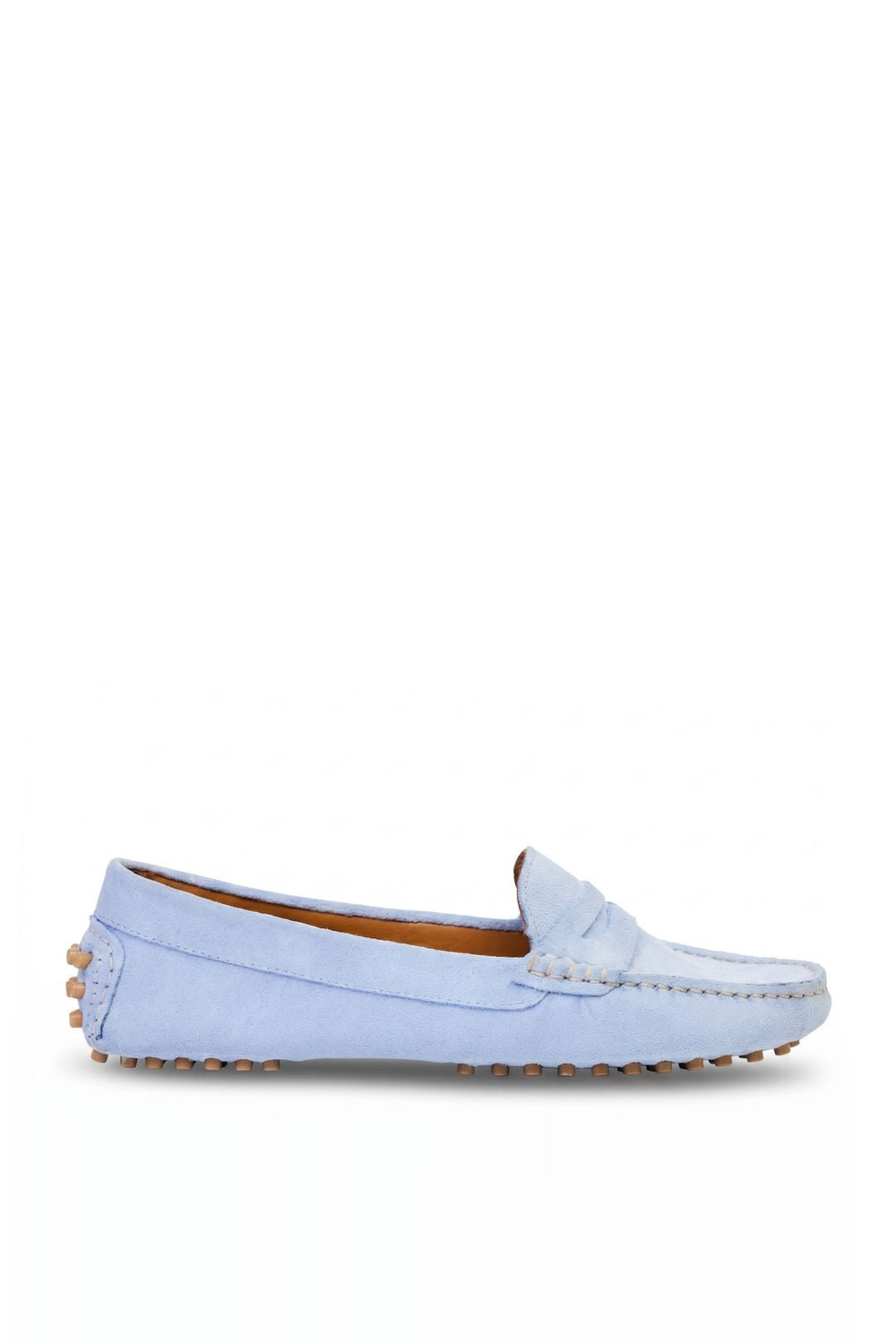 KATHRYN WILSON Avery Loafer - Powder Blue Suede